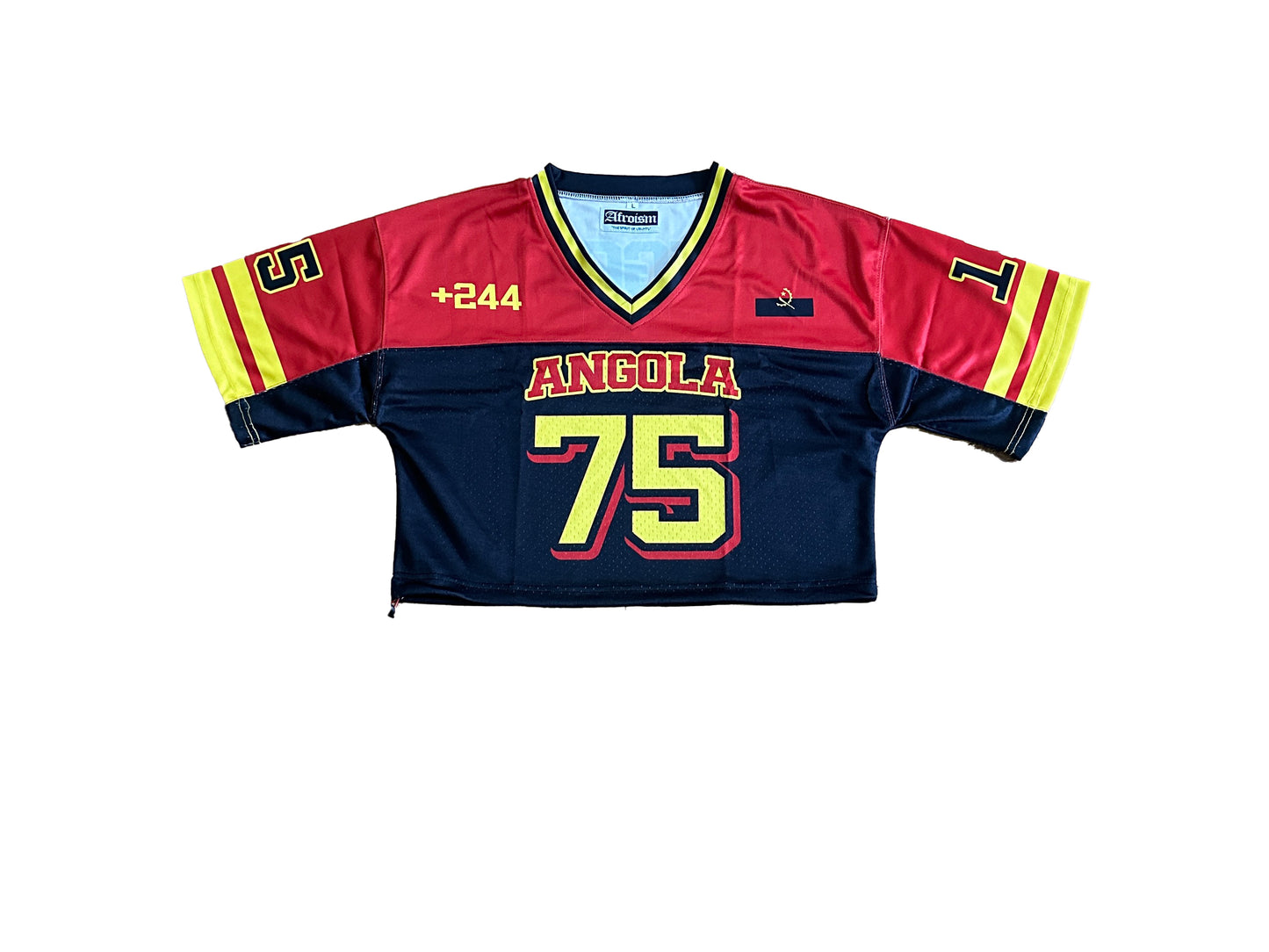 Angola 🇦🇴 1975' Mesh Crop Jersey