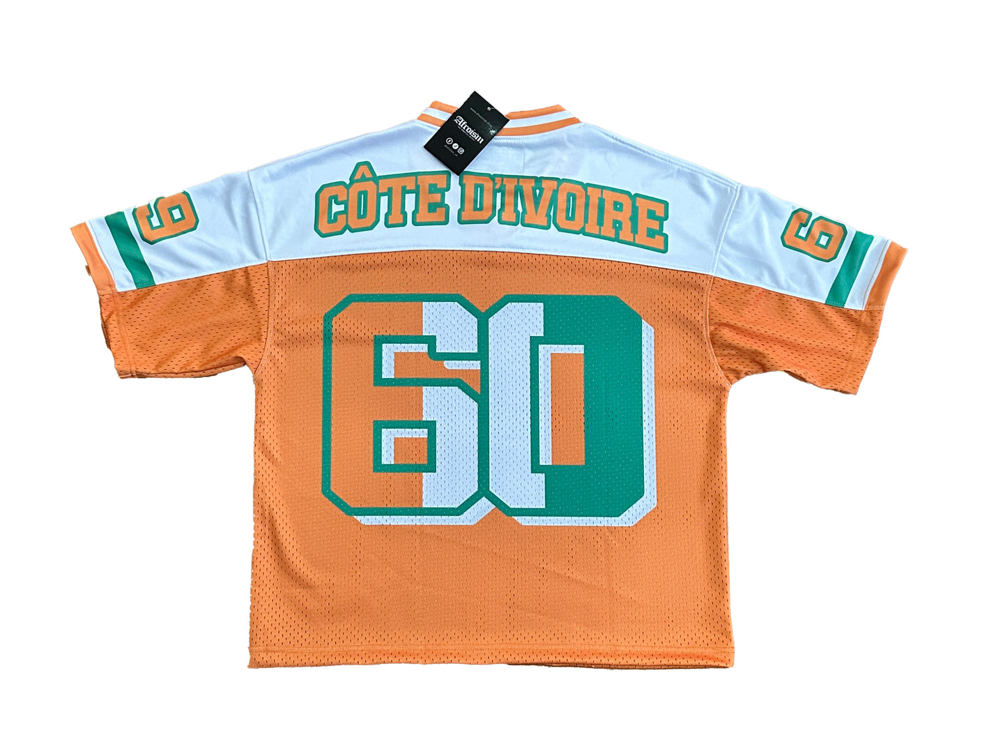 Cote D'Ivoire ๐จ๐ฎ 1960' Mesh Jersey