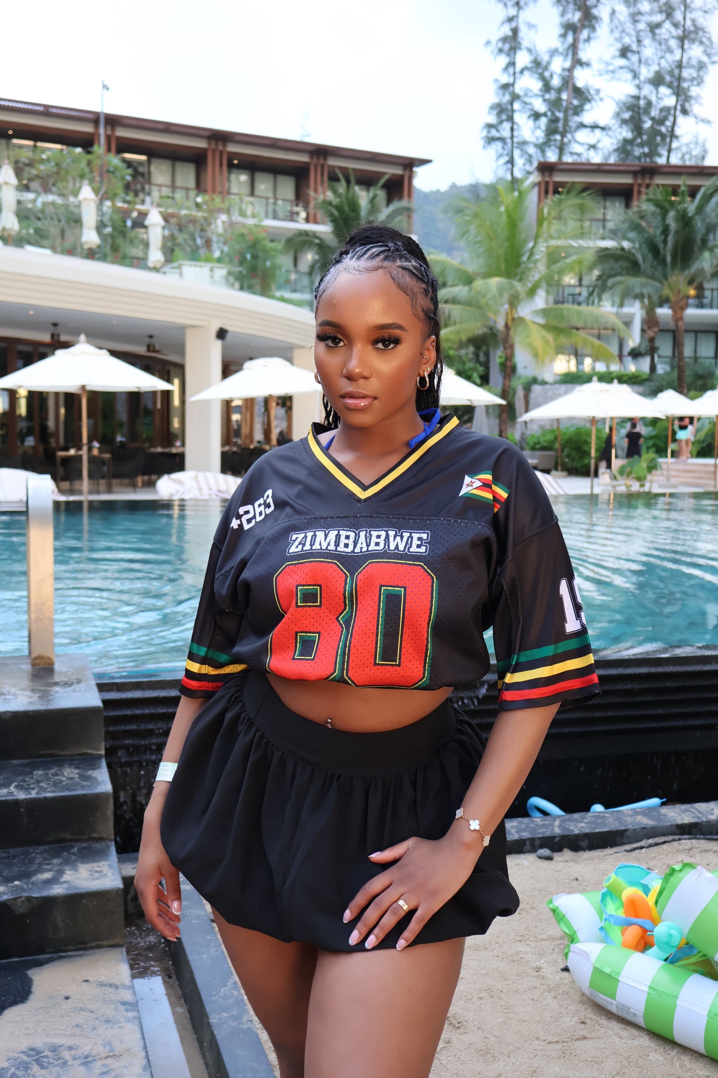 Zim 1980’ Mesh Crop Jersey