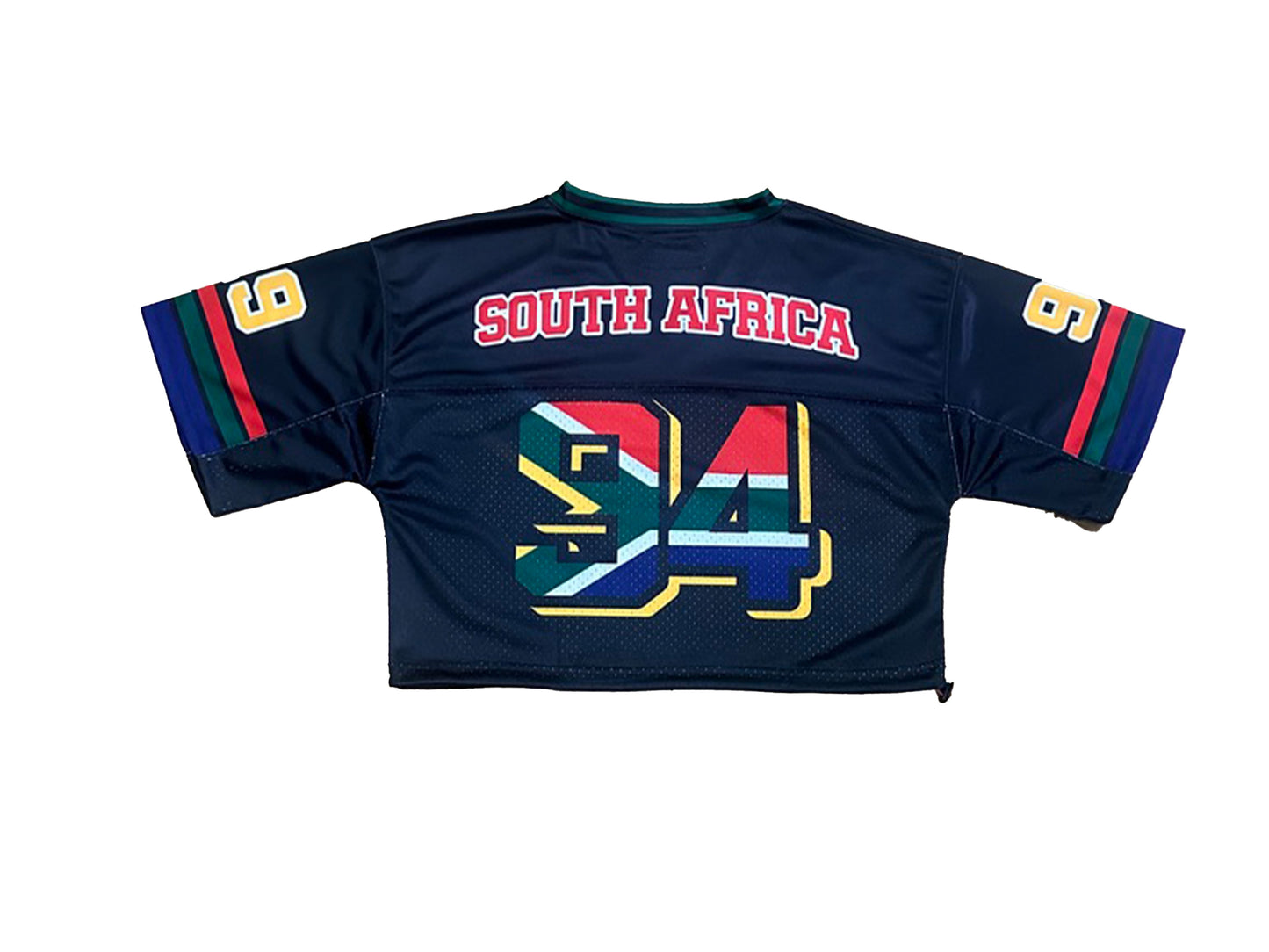 South Africa 🇿🇦 1994' Crop Mesh Black Jersey