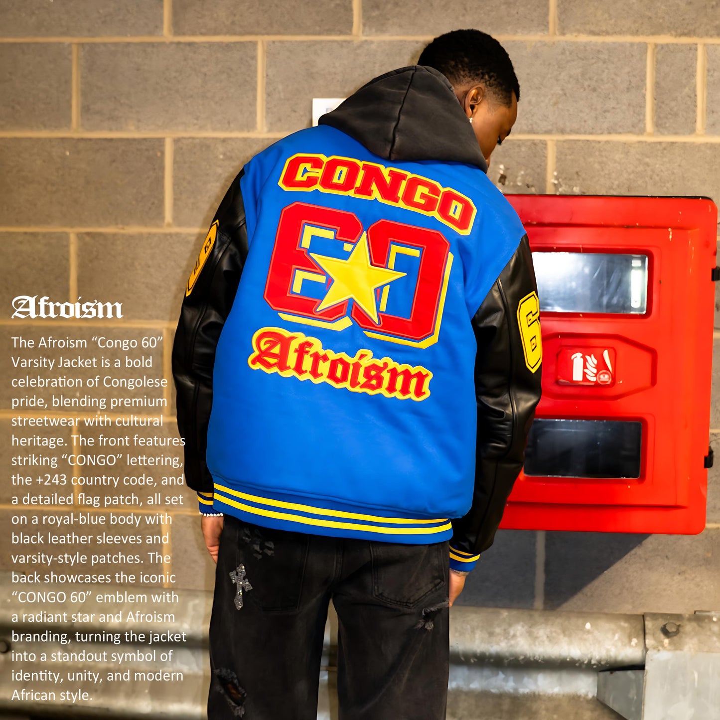 CONGO 🇨🇩 1960' VARSITY JACKET