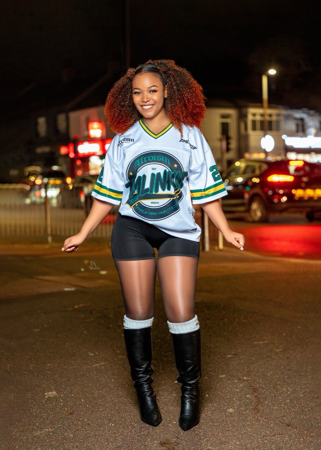 AFROISM X ZIMLINKUP MESH JERSEY - WHITE