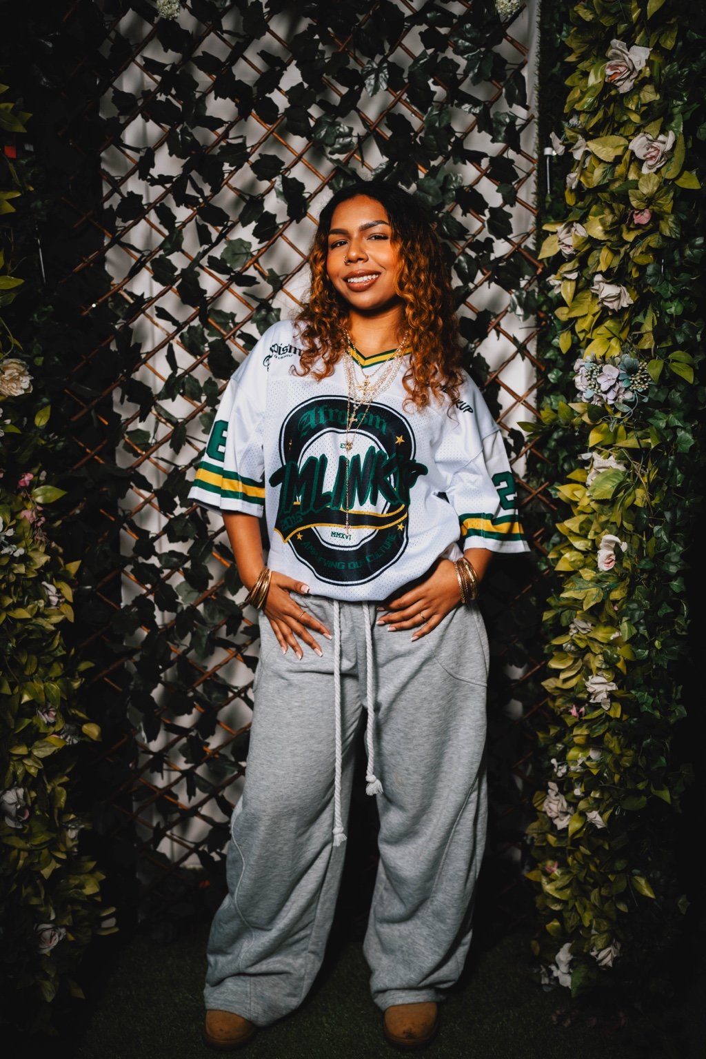 AFROISM X ZIMLINKUP MESH JERSEY - WHITE