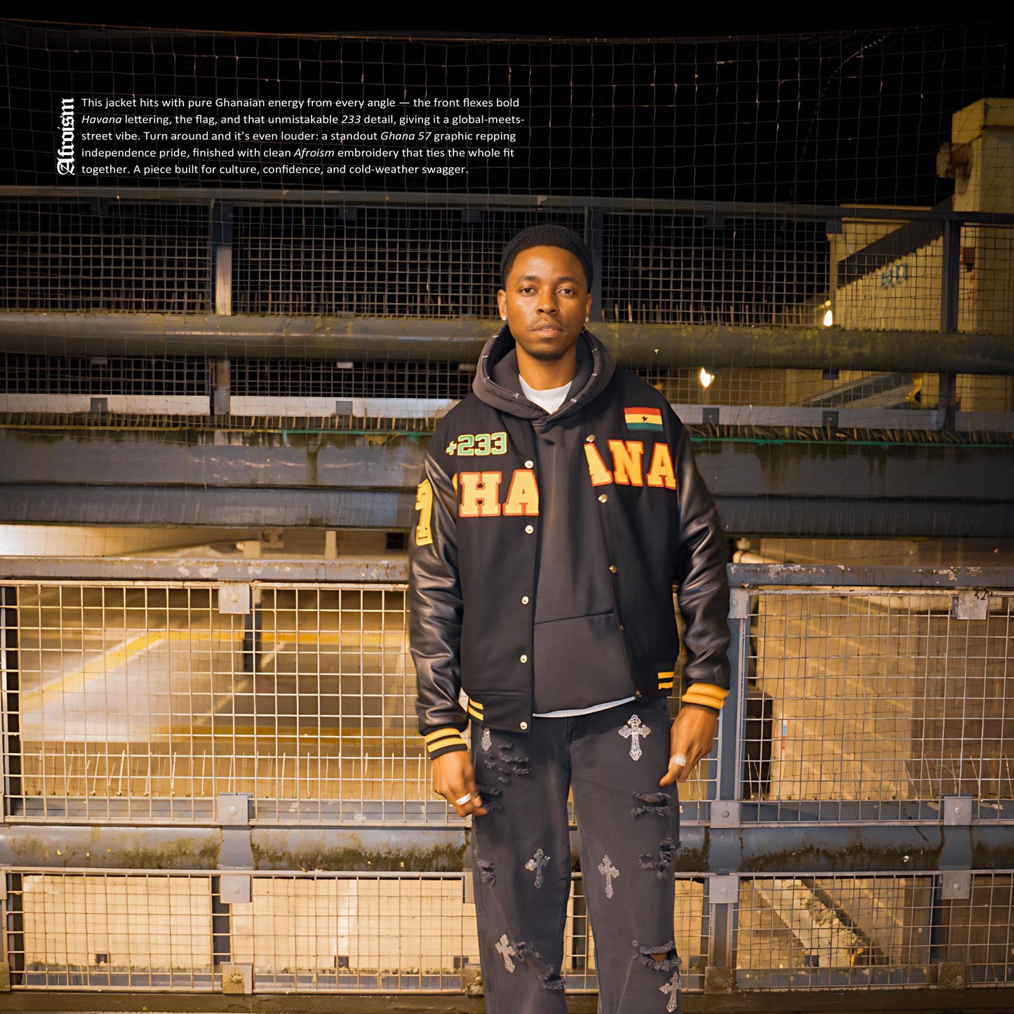 GHANA 🇬🇭 1957' VARSITY JACKET