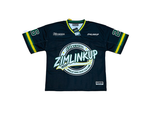 AFROISM X ZIMLINKUP MESH JERSEY - BLACK