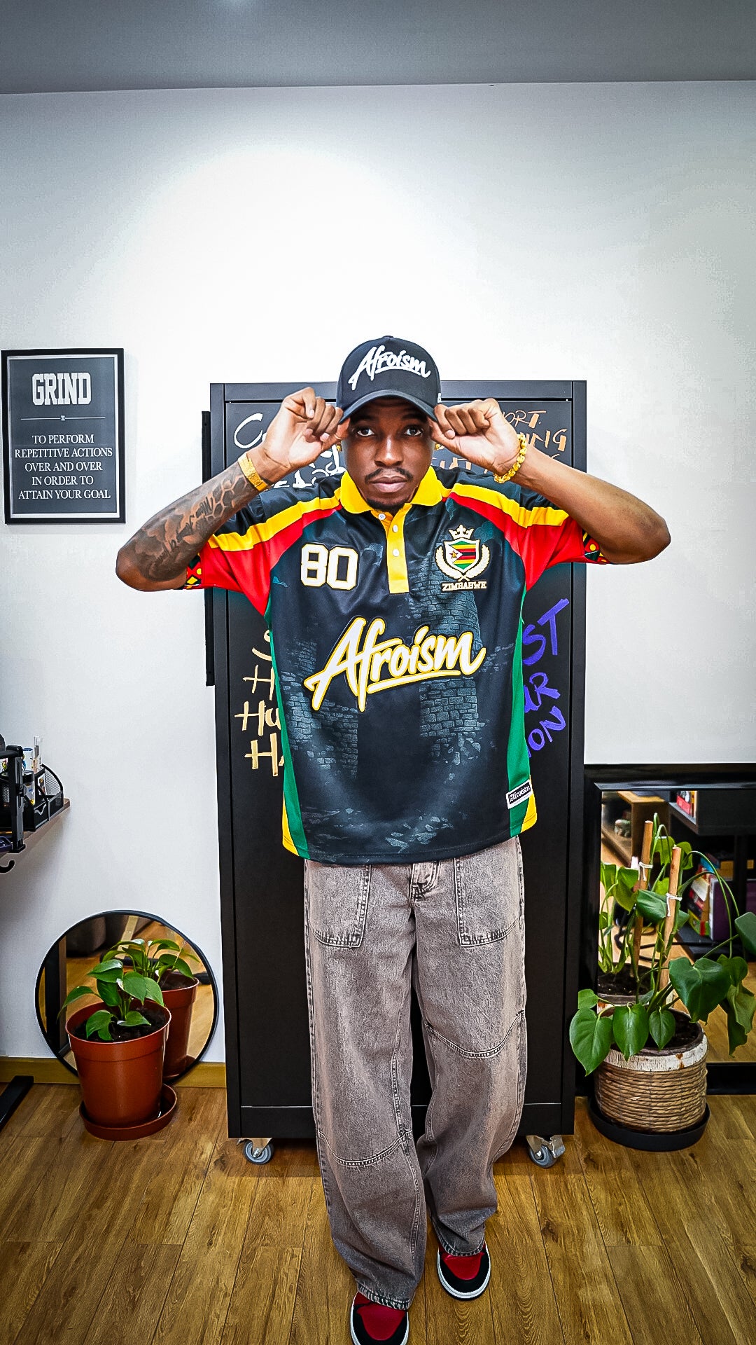 Afroism X Zimbabwe🇿🇼 80 Polo - Limited Edition